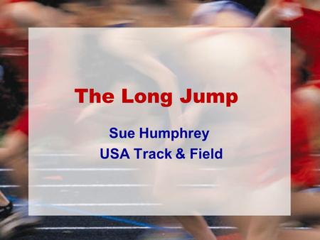 Sue Humphrey USA Track & Field