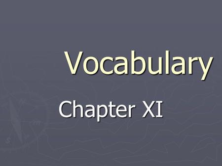 Vocabulary Chapter XI. To meet, come together, assemble conveniōconvenīre conv ē nī conventus.