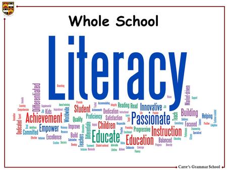 Carre’s Grammar School Whole School. Carre’s Grammar School So why bother? I cnduo't bvleiee taht I culod aulaclty uesdtannrd waht I was rdnaieg. Unisg.