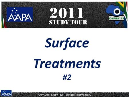 Surface Treatments #2.