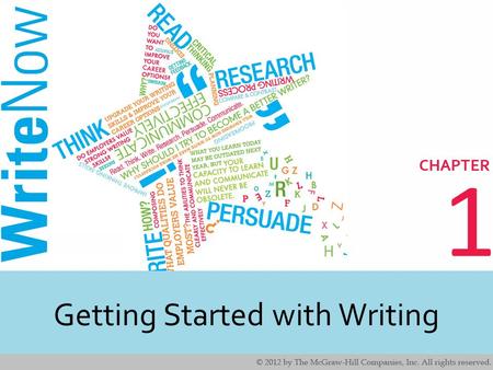 Getting Started with Writing