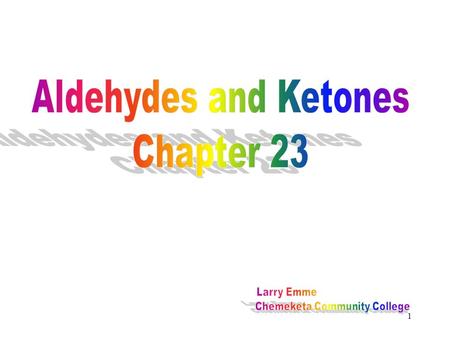 1. 2 Structures of Aldehydes & Ketones 3 Both aldehydes and ketones contain a carbonyl ( C=O) group.