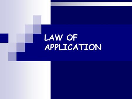 LAW OF APPLICATION. 1. Purposes of spiritual learning (not for information only) Why do we learn? -That the devotee will become perfect in Krishna consciousness.