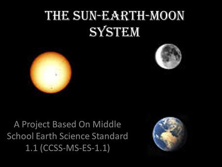 The Sun-Earth-Moon System