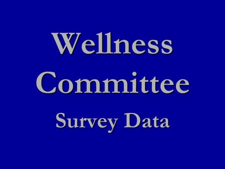 Wellness Committee Survey Data. What would be your preferred diffuser “on time”? (How long the essential oil diffused between off times)