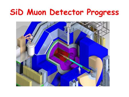 SiD Muon Detector Progress. Overall concept 2 There are slots in the iron. We will insert modules of orthogonal strips of appropriate size into the slots.