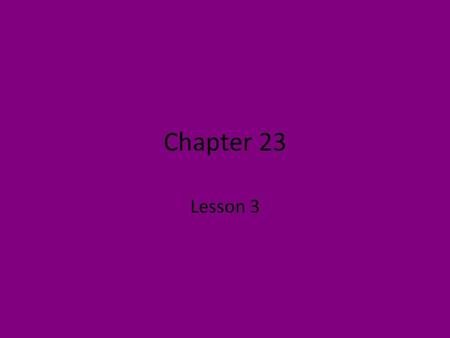 Chapter 23 Lesson 3. Did You Know? Knowing the risks of substance abuse can help you stay drug free.