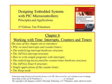 Working with Time: Interrupts, Counters and Timers