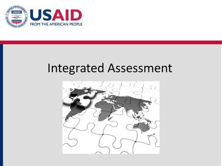 Integrated Assessment. Assessment modes Strategy assessments Sectoral assessments Program and project level assessments So what is an “integrated assessment”?