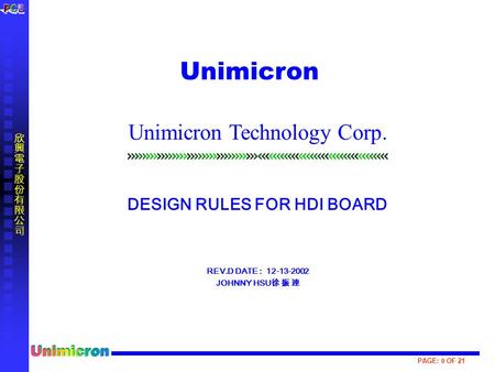 TYPE 1 HDI Boards Design Rule