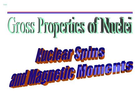 Gross Properties of Nuclei