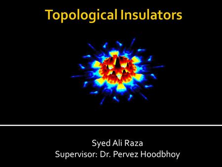 Topological Insulators