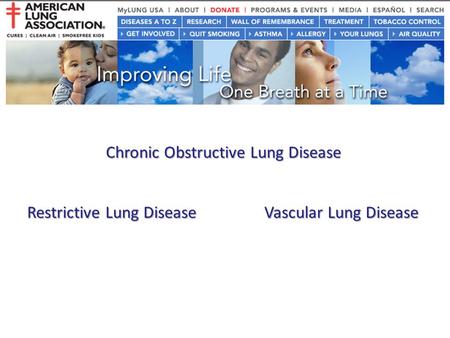 Chronic Obstructive Lung Disease