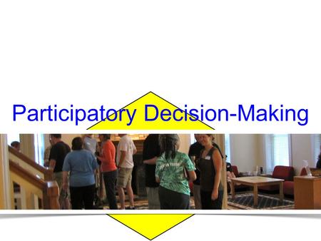 Convergent thinking Participatory Decision-Making.