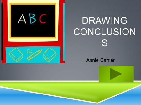 DRAWING CONCLUSION S Annie Carrier.  Content Area: English/ Language Arts  Grade Level: 3 rd Grade  Summary: The purpose of this instructional PowerPoint.