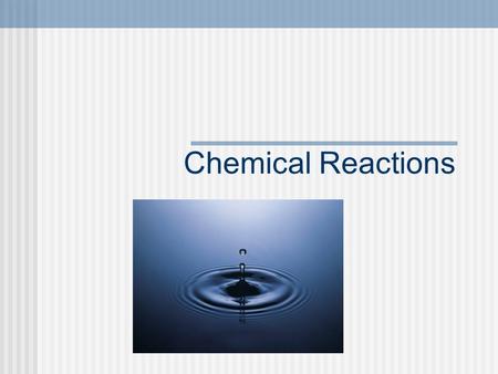 Chemical Reactions. Review: Chemical vs Physical Change Physical Change: when the matter stays the same, but there is a change in size, shape, or appearance.