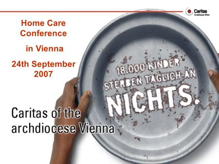 Home Care Conference in Vienna 24th September 2007.