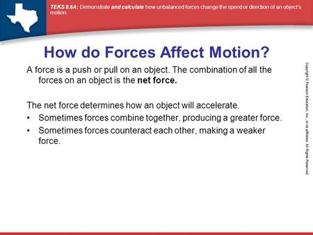 How do Forces Affect Motion?