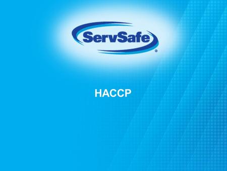 HACCP Instructor Notes