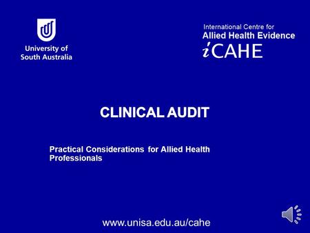 Practical Considerations for Allied Health Professionals