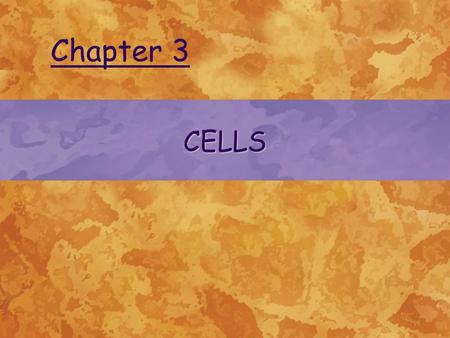 CELLS Chapter 3. © 2004 Delmar Learning, a Division of Thomson Learning, Inc. CELL MEMBRANE Every cell is surrounded by a cell membrane The cell membrane.