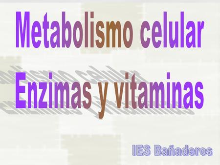 1. Metabolismo. ► Funciones del metabolismo. ► Tipos de metabolismos. ► Ruta metabólica, ► Moléculas que intervienen en el metabolismo.. 2. Tipos de nutrición.