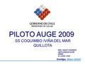 PILOTO AUGE 2009 DRA. NANCY DAWSON JEFA UNIDAD AUGE DIRED 22 JUNIO 2009 SS COQUIMBO /VIÑA DEL MAR QUILLOTA.