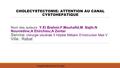 CHOLECYSTECTOMIE: ATTENTION AU CANAL CYSTOHEPATIQUE Nom des auteurs :Y.El Brahmi;F.Mouhafid;M.Najih;N Nourredine;A Ehirchiou;A Zentar Service: chirurgie.