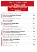 Fiche outil n° 1 - L’autodiagnostic Référentiel Managérial Être un représentant exemplaire de l’Enseigne Fiche outil n° 2 - L’autodiagnostic Environnement.