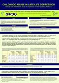 CHILDHOOD ABUSE IN LATE-LIFE DEPRESSION Results from Results from Netherlands Study of Depression in Older persons (NESDO). Hannie C. Comijs, Eric van.