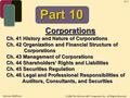 McGraw-Hill/Irwin © 2004 The McGraw-Hill Companies, Inc., All Rights Reserved. 41-1 Corporations Ch. 41 History and Nature of Corporations Ch. 42 Organization.