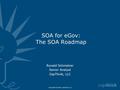 Copyright © 2005, ZapThink, LLC SOA for eGov: The SOA Roadmap Ronald Schmelzer Senior Analyst ZapThink, LLC.