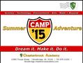 ‘15 CAMP. wonder adventure ideas challenges memories science friendships physical fitness creativity imagination nature community outreach outreach exploration.