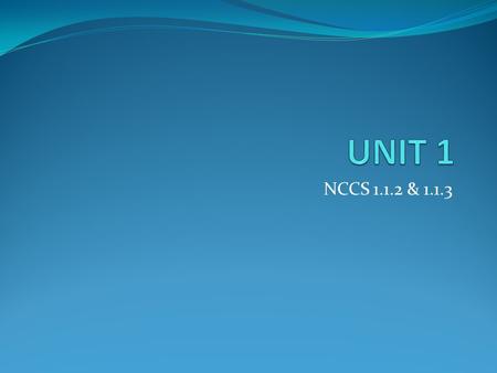 NCCS 1.1.2 & 1.1.3. Properties of Light The Wave Description of Light Electromagnetic radiation is a form of energy that exhibits wavelike behavior.