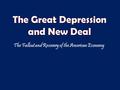 The Fallout and Recovery of the American Economy.