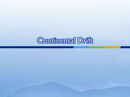  At one point in history all continents were combined in one big supercontinent  For some reason the continent split apart and the smaller land masses.