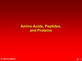 Amino Acids, Peptides, and Proteins