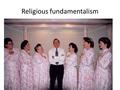 Religious fundamentalism. “…the faithful shall take up serpents…”