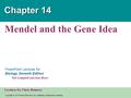 Copyright © 2005 Pearson Education, Inc. publishing as Benjamin Cummings PowerPoint Lectures for Biology, Seventh Edition Neil Campbell and Jane Reece.