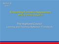 The Highland Council Learning and Teaching Reflection Framework Embedding Formative Assessment Making Thinking Explicit Section B Unit 2.