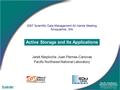Active Storage and Its Applications Jarek Nieplocha, Juan Piernas-Canovas Pacific Northwest National Laboratory 2007 Scientific Data Management All Hands.