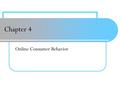 Chapter 4 Online Consumer Behavior. Buyer Decision Making Process 4-2.