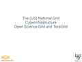 The (US) National Grid Cyberinfrastructure Open Science Grid and TeraGrid.