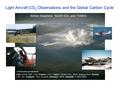 Light Aircraft CO 2 Observations and the Global Carbon Cycle Britton Stephens, NCAR EOL and TIIMES Collaborating Institutions: USA: NOAA GMD, CSU, France: