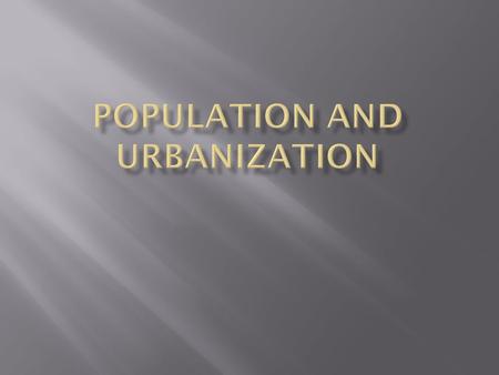  There are three factors that affect the growth or decay of a certain region. 1. The birth rate 2. The death rate 3. The migration rate.