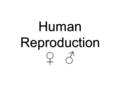 Human Reproduction ♀ ♂. Both sexes have reproductive organs called GENITALS or GENITALIA designed for the purpose of intercourse and conception.Both sexes.