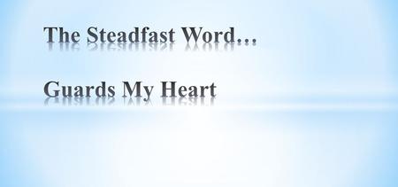 How can a young man cleanse his way? By taking heed according to Your word. With my whole heart I have sought You; Oh, let me not wander from Your commandments!