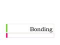 Bonding. Formulas  Chemical formulas Chemical formulas  Tell us what elements a compound contains and the exact number of the atoms of each element.