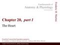 Copyright © 2004 Pearson Education, Inc., publishing as Benjamin Cummings Fundamentals of Anatomy & Physiology SIXTH EDITION Frederic H. Martini PowerPoint.