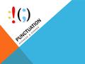 PUNCTUATION HYPHENS & DASHES. HYPHENS RULE #1 Use a hyphen to divide a word at the end of the line when you’ve run out of space.  Only divide a word.